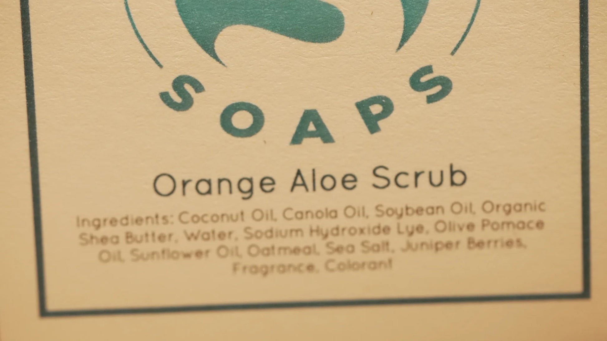 Orange Aloe Scrub